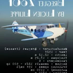 Airplane Breguet 280t 3d model