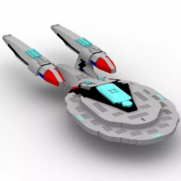 Futuristic Scout Spaceship 3d model
