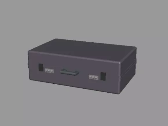 Door Lock With Sphere Handle 3d model