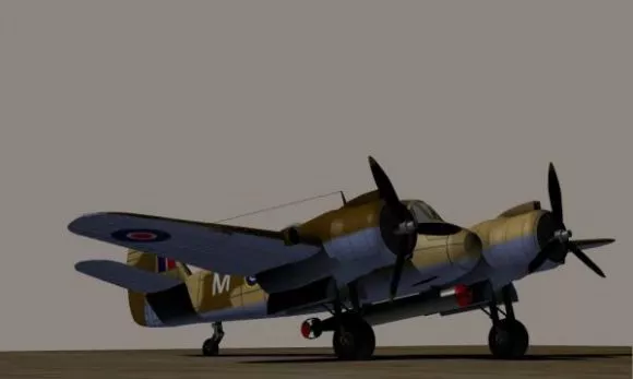 Transport Aircraft Ch21 Shawnee 3d model