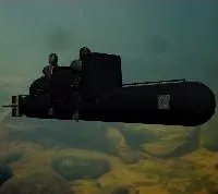 British Navy Submarine Mk1 Chariot 3d model