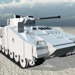 Military Apc Vehicle 3d model