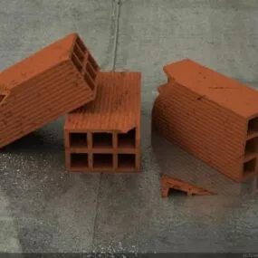 Broken Brick 3d model