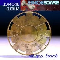 Shield Assorted Object 3d model