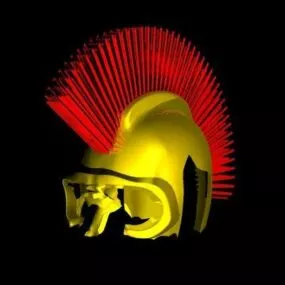 Rome Warrior Helmet 3d model