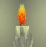 Candle Light And Candlestick 3d model