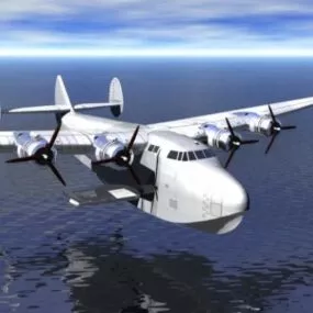 Boeing Flyingboat Aircraft 3d model