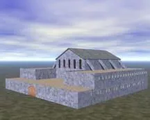 Skyscraper Building Plaza 3d model