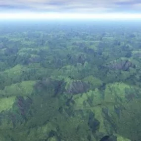 Terrain Hill Landscape 3d model