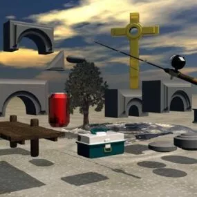 Building Structures Set 3d model