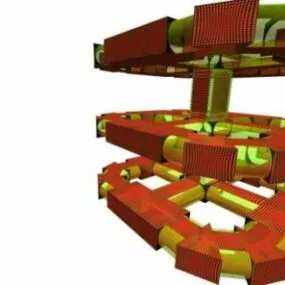 Scifi Housing Building Shape 3d model