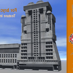 Tech Building 3d model