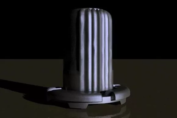 Futuristic Station Building 3d model Futuristic Station Building 3d model
