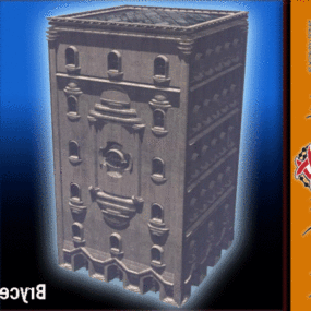Baroque Building Stone 3d model