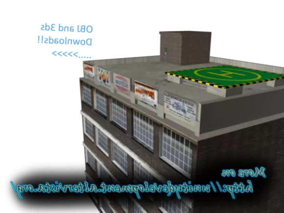 Alien Complex Station Building 3d model
