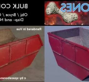Steel Bulk Container 3d model