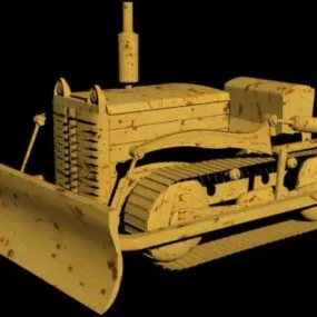 Bulldozer Vehicle 3d model