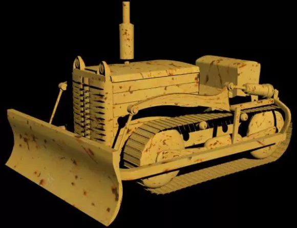 Bulldozer Vehicle 3d model Bulldozer Vehicle 3d model