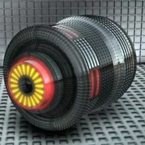Bump Ball Robot 3d model