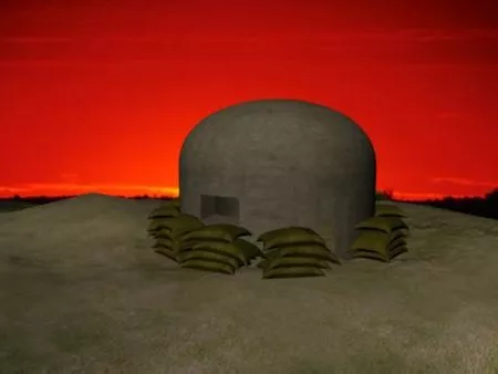 Concrete Military Bunker 3d model Concrete Military Bunker 3d model