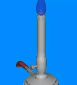 Bunsen Burner Household Tool 3d model
