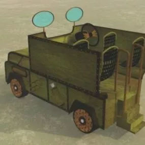 Steampunk Truck 3d model