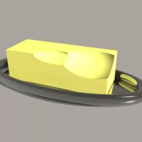 Butter Food 3d model