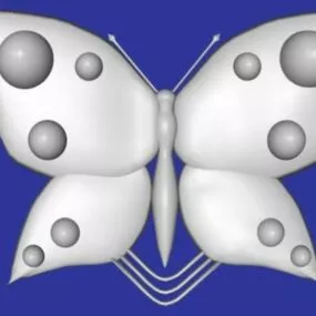 Butterfly Lamp 3d model