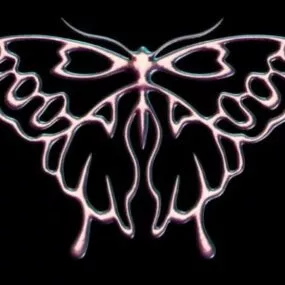 Butterfly Carved Ornament 3d model