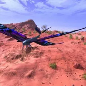 Butterfly Wing Plane 3d model