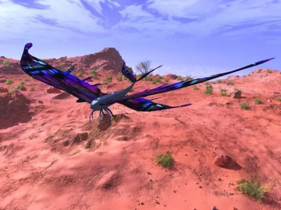 Blue Butterfly, Lowpoly Butterfly 3d model