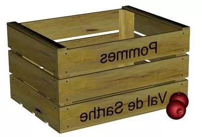 Crate Box Stack 3d model