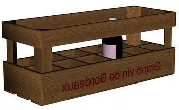 Display Shelf Cabinet Red Wood 3d model