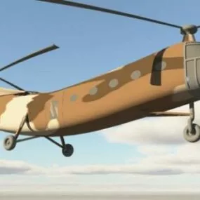 Transport Aircraft Ch21 Shawnee 3d model