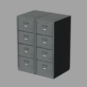 School Cabinet Furniture 3d model