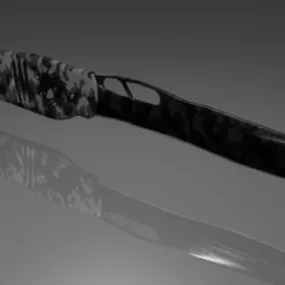 Camo On Scifi Gun 3d model