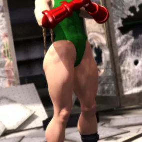 Sport Female Character Warrior 3d model