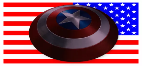 Captain America Shield Weapon 3d model Captain America Shield Weapon 3d model
