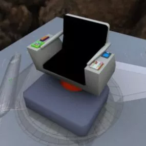 Captain Chair Star Trek Furniture 3d model