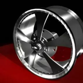 Alloy Car Rim 3d model
