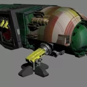 Bug Cargo Spacecraft Module 3d model