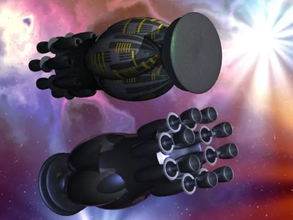 Space Cargo Box 3d model