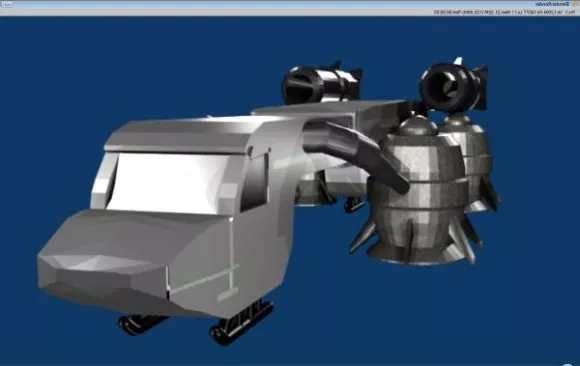 Space Vehicle, Concept Spaceship 3d model