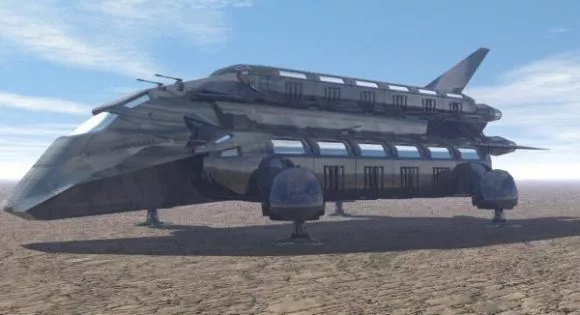Space Cargo Box 3d model