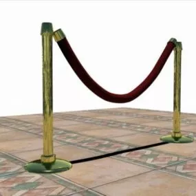 Velvet Rope 3d model