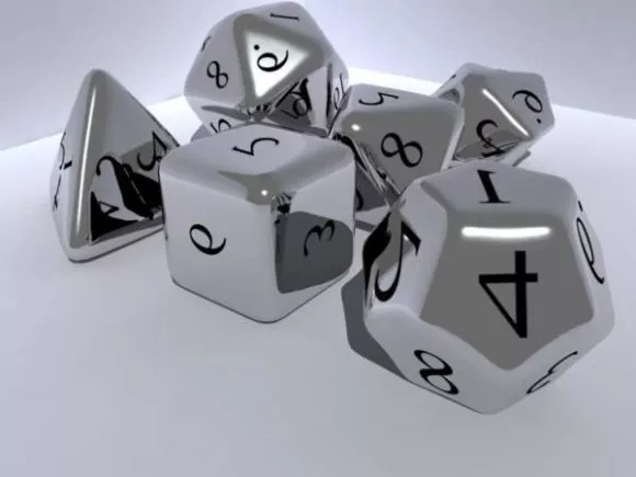Playing Dice Game 3d model Playing Dice Game 3d model
