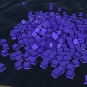Rectangular Bullet 3d model