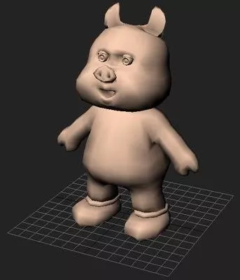 Leg Anatomy Character 3d model