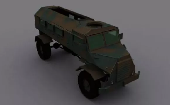 Apc Military Vehicle 3d model Apc Military Vehicle 3d model