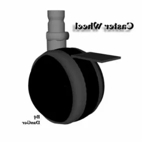 Caster Wheel 3d model